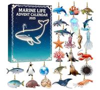 Coffret Surprise 2D 24 Pièces Créatures Marines en Acrylique - Collection Figurines