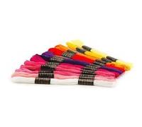 Coffret suspension en bois à broder - Tête de licorne Multicolore G