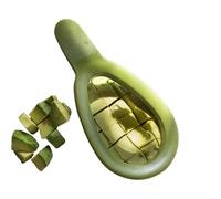 Coffret Taglia Avocat 3 Pezzi con Contenitore - Slicer, Cucchiaio e Schiacciatore - Utensili da Cucina Multifunzionali per Tagliare, Snocciolare, Sbucciare e Schiacciare Avocat - Accessorio Cucina