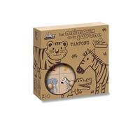 Coffret Tampons Animaux de la savane - Etui Multicolore G