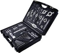 Coffret tarauds et filières HSS 61 pièces Exact GS61 Exact 70511 métrique M3, M4, M5, M6, M8, M10, M12 61 pièces
