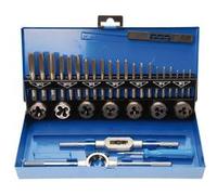 coffret tarauds-filieres bgs technic 3 à 12 mm acier a outils gcr15 - Bgs Technic