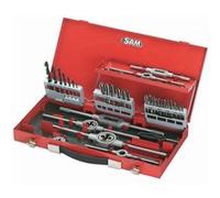 SAM Outillage Coffret CTF44 G de tarauds et filières – 44 pièces