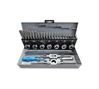 coffret tarauds filieres hss 3 a 12 mm et accessoires -