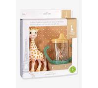 Coffret tasse anti fuite + hochet Sophie la girafe - VULLI multicolore TU