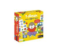 Coffret TChoupi 7 Jeux societe Educatifs, des 2 ans - Couleurs, Formes, Chiffres, Emotions - Maternelle - Set Activites et Carte