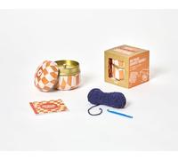 Coffret Tea Box Surprise Ma pause granny square - le parfait secret santa !: 1 boite à thé ronde en métal - 2 pelotes de laine - 1 crochet - des tutos - DIY