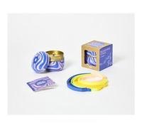 First Coffret Tea Box – Mes petites étoiles en origami – Boîte métal ronde, bandelettes, tutos DIY