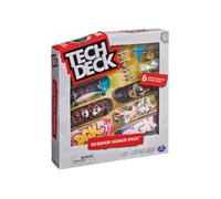 Coffret Tech Deck DGK : 6 Mini Skates + Accessoires - Mini Skate A Doigt 96 MM - Pack Skateshop Finger + 1 Carte