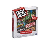 Coffret Tech Deck Revive : 6 Mini Skates + Accessoires - Mini Skate A Doigt 96 MM - Bonus Pack Skateshop Finger + 1 Carte