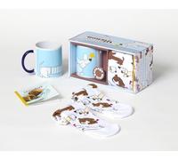 Coffret Teckellement mignon - mug et chaussettes teckel: mug - chaussettes - teckel - mignon - illustratrice - illustration originale - Noël