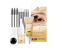 Coffret Teinture Cils,Coffret Coloration Instantanée Naturelle Volume,Trousse De Teinture Couleur Cils Et Sourcils - Pour Femmes Filles Débutantes Salon Rencontre Mariage Anniversaire