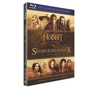 Le Hobbit Et Le Seigneur Des Anneaux, Les Trilogies - Version Cinéma - Blu-Ray