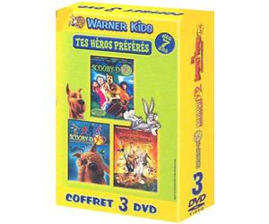 Coffret Tes héros préférés 3 DVD : Scooby-Doo 1 & 2 / Les Looney Tunes passent à l'action