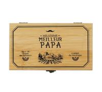 Coffret - The Concept Factory - 5 Accessoires - Bambou - Marron - H14,5 X L6,5 X P24 Cm