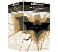 Trilogy : Batman Begins The Dark Knight Rises [4K Ultra HD + Blu-Ray-Coffret métal + Boîtiers SteelBook]