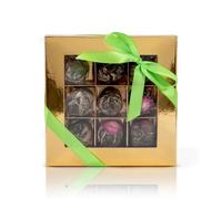 Coffret Thé Fleurissant - Mary Rose - 9 Fleurs Artisanales Thé Blanc Vert Noir - Idée Cadeau