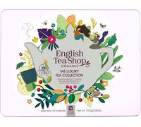 English Tea Shop - Coffret thés et infusions - Collection Luxury - 36 sachets de thés et d'infusions bio dans une belle boite à thé en métal - Coffret cadeau thé à offrir