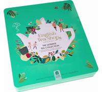 English Tea Shop - Coffret thés et infusions - Collection Ultimate - 72 sachets de thés et d'infusions bio dans une belle boiteen métal - 9 mélanges de thés - Coffret cadeau thé à offrir