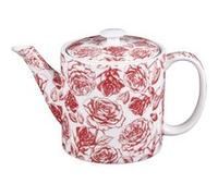 Coffret théière 0,7L avec filtre Louise - Table Passion - Rouge - Porcelaine Rouge G