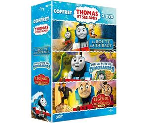 Coffret Thomas et ses amis 3 DVD : La route du courage + Sur la piste des dinosaures + La légende du trésor perdu [Pack]