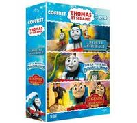 Coffret Thomas Et Ses Amis 3 Dvd : La Route Du Courage + Sur La Piste Des Dinosaures + La Légende Du Trésor Perdu - Pack