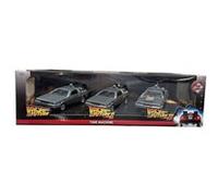 Coffret Time Machine : 3 miniatures Back To The Future Jada Toys