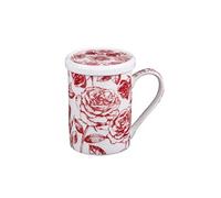 Coffret tisanière avec filtre et couvercle Louise 30 cl - - Rouge - Porcelaine