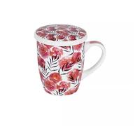 Coffret tisanière porcelaine avec filtre Rosalia n°2 36cl