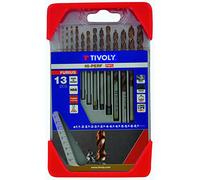 Coffret Tivoly Clipster de 13 Forets métaux Din 338 Furius HSS Revêtus FUSIO Ø 1, 5 à 6, 5 mm