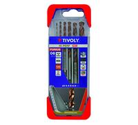 Coffret Tivoly Clipster de 6 Forets métaux Din 338Furius HSS Revêtus FUSIO Ø 2 à 8 mm