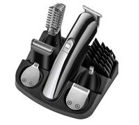 Coffret tondeuse cheveux barbe pro - TepidBee - 6 en 1 usb-tondeuse à multiple utilisation-accessoire de barbe et cheveux-rasoir é