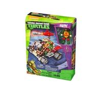 Coffret Tortue Ninja : Kart a Pizza de Raphael - pour Mega Blocks - Set Jeu de Construction véhicule avec Carte Offerte - pour TMNT