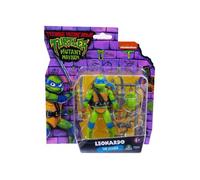 Coffret Tortues Ninja : Leonardo + Accessoires - Figurine 12 Cm - Turtle - Set Personnage Tmnt + 1 Carte tigre