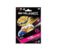 cavernedesjouets Coffret toupie - pour Beyblade x Fort Hornet r 7-60t cx - Set toupie + Lanceur - Type equilibre + 1 Carte