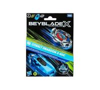 Coffret toupie pour Beyblade x Pack Cobalt Dragoon 2-60c - Set toupie + Lanceur Deluxe - Type Attaque + 1 Carte