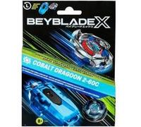 Coffret toupie pour Beyblade x Pack Cobalt Dragoon 2-60c - Set toupie + Lanceur Deluxe - Type Attaque + 1 Carte