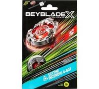 Coffret toupie beyblade x scythe incendio 4-60t - set toupie + lanceur - type equilibre + 1 carte