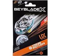 Coffret toupie beyblade x sterling wolf 3-80fb - set toupie + lanceur - type endurance + 1 carte