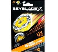 Coffret toupie beyblade x wand wizard 5-70db ux - set toupie + lanceur - type endurance + 1 carte
