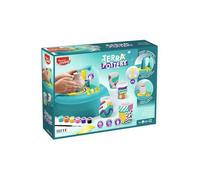 Coffret Tour De Potier Electrique Enfant - Avec 1 Kg Argile, Accessoires, Peinture - Studio Atelier Poterie - Set Kit Creatif Et Carte