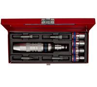 OC-PRO Coffret Tournevis à Frapper avec Embouts et Douilles - Ensemble d'Outils pour Assemblage/Démontage de Meubles, Menuiserie, Entretien Domestique - Phillips, 10 Pièces