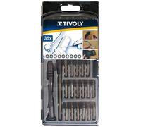 Tivoly Coffret embouts précision 11501570026 - 35 pièces (33 embouts+porte-embout magn.+tournevis)