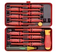 Coffret tournevis isolé 11 lames interchangeables et testeur de tension E Smart
