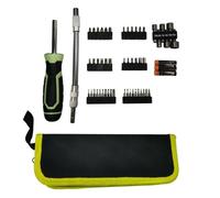 Coffret tournevis multi-embouts aimanté 50 pièces avec LED EURO VANADIUM