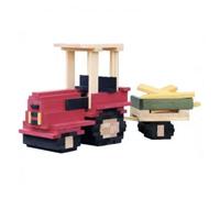 Coffret Tracteur Kapla 155 Planchettes Coloris Naturel Et Colores