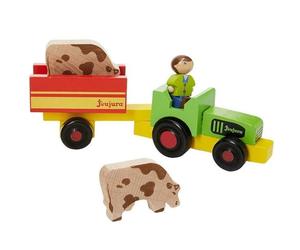 Coffret tracteur Remorque & animaux de la ferme Jeujura | Ref: 8081