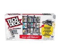 Tech Deck - Play and Display - Finger Skate - Coffret de Skate Transformable et Boite de Transport avec Touche Exclusive - Rampe pour mini skate de doigt A Collectionner - Jouet Enfant 6 Ans Et +