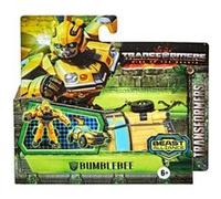 Coffret transformers beast alliance : bumblebee 2 en 1 robot transformable en voiture - figurine vehicule - set jouet action + carte