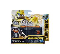 Coffret Transformers Bumblebee : Voiture Autobot Hot Rod - Set Robot Transformable et 1 Carte offerte - Nouveaute